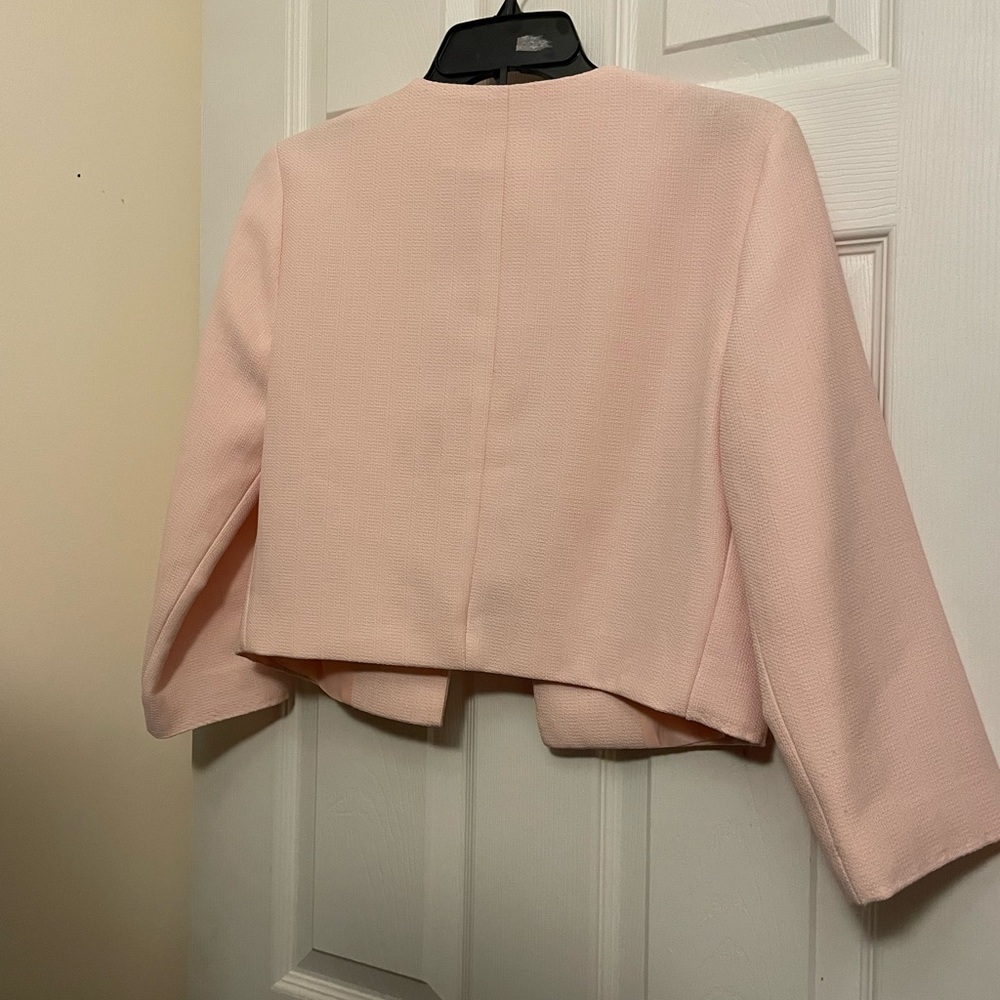 Karl Lagerfeld Soft Pink Women's Suit Jacket - Picture 3 of 7